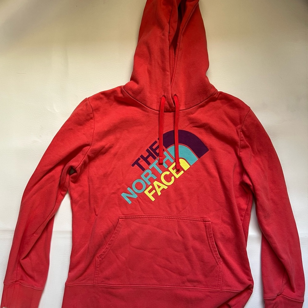 The North Face Red Hoodie- Womens Large